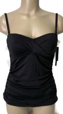 Kenneth Cole Swim Size S Build in Bra Swim Tankini Adjustable Straps