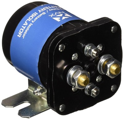 Compact 200 AMP Battery Isolator with Normally Open Contacts for All Vehicles