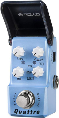 Digital Delay 4 Modes Mini Pedal with Modulation for Electric Guitar Effect Iron