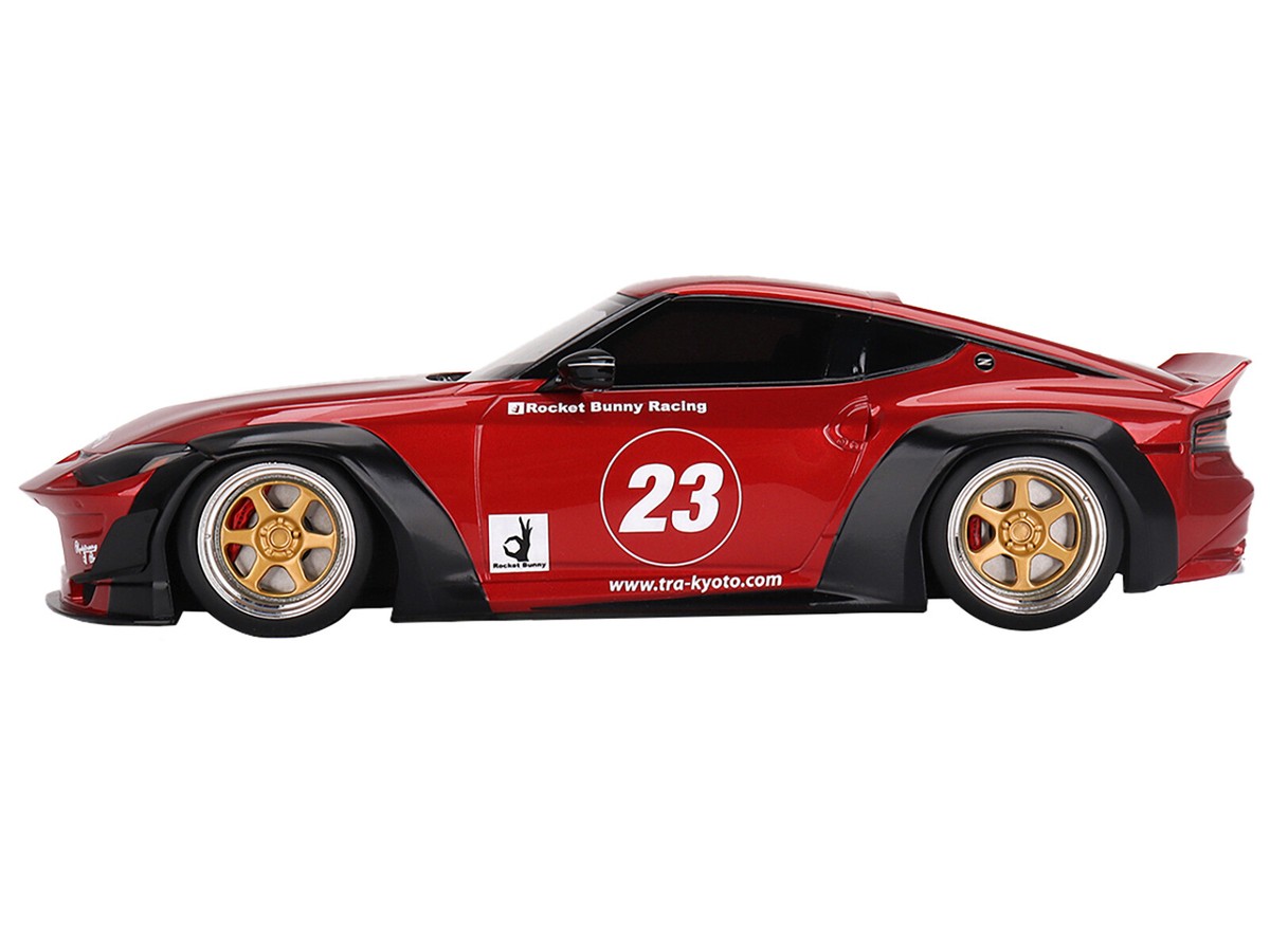 Nissan Z RZ34 #23 Passion Red Pandem - Rocket Bunny 1/18 Model Car