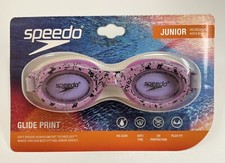 NEW Speedo Goggles - Junior - Glide Print Purple Ages 6-14