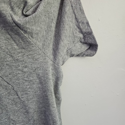 Nike Standard Fit Size XL Gray With White Embroidered Logo Short Sleeve Shirt - Picture 5 of 7