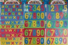 Learning Letter & Number Foam Puzzles, Select: Puzzle & Color L72