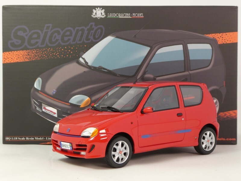 Laudoracing Fiat Seicento Sp. Abarth Red 1998 1/18 LM170B | eBay