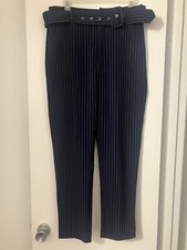 FASHION NOVA She Doesn't Come to Play Dress Pants - Navy Blue Color- Size Large 