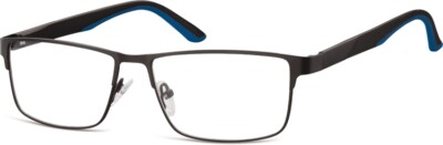 1 stabile Lesebrille Herren 983 Metall Lesehilfe schwarz blau +1,0 bis +5,0 Neu