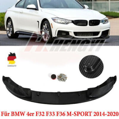 Carbon Optik Spoilerlippe Lippe Frontspoiler für BMW F32 F33 F36 M-Paket DHL