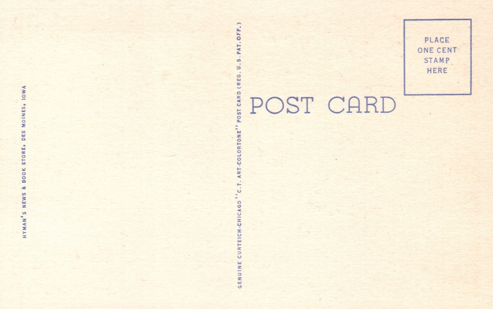 Postcard IA Des Moines Iowa Aerial View Downtown District Linen Vintage