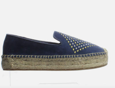 Jack Rogers Womens Blue  Espadrilles Size 9  NIB