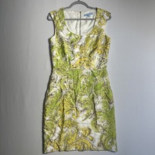 Antonio Melani Women's Sleeveless Floral Print Dress Size 6   Multicolor EUC