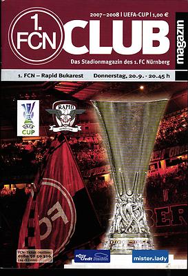 EC III 2007/08 1. FC Nuremberg - Rapid Bucharest, 20.09.2007