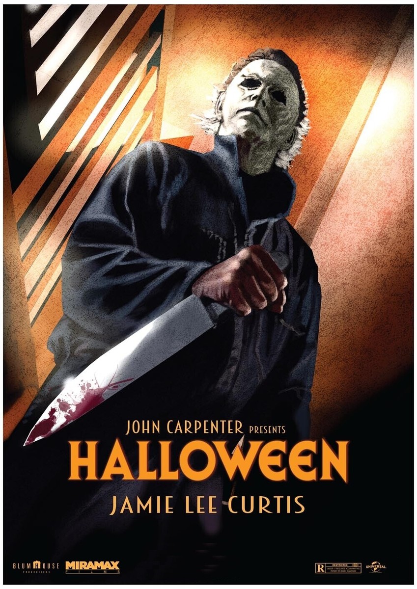 Michael Myers Halloween 映画キャンバスポスター6枚セット Amazon.com: Halloween 6: The Curse of Michael Myers Movie