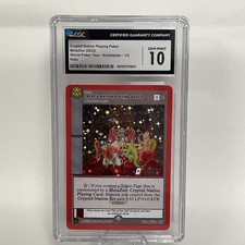 CRYPTID NATION PLAYING POKER METAZOO KICKSTARTER 1/3 HOLO GEM MINT CGC 10 WPT