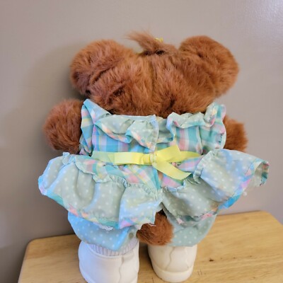 Furskins 15” JUNIE MAE Fur Skins Teddy Bear Xavier Roberts Vintage