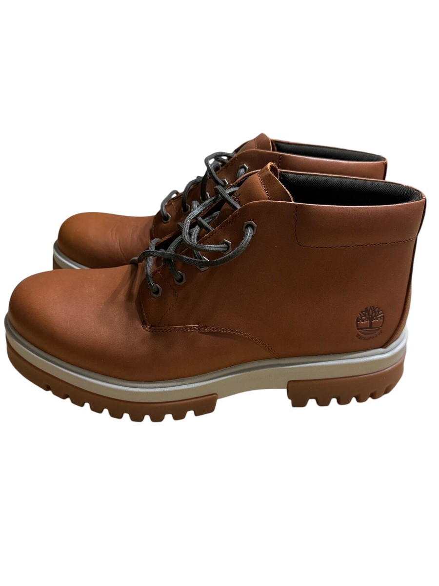 Timberland Arbor Road Boot Size 11.5 Full Grain Leather Brown TB