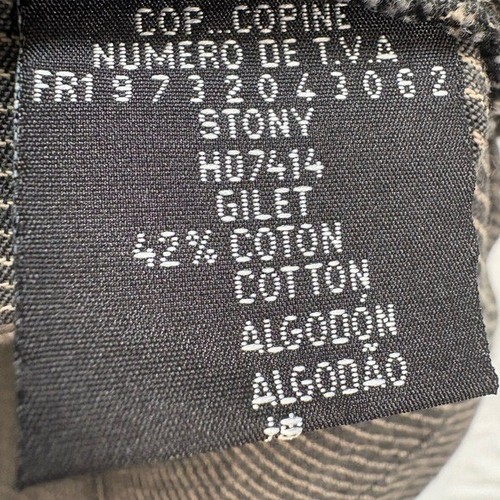 Cop Copine Womens Y2k Button Tie Front Hooded Cardigan Size FR40 - Picture 14 of 16