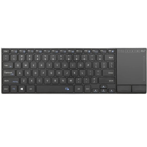 Wireless Mini Keyboard Rechargeable Ultra Slim with Multi-Touch Touchpad - Picture 6 of 7