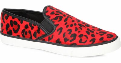 CARVELA KURT GEIGER Laurel Red Ponyskin Skate Shoes Pumps UK Size