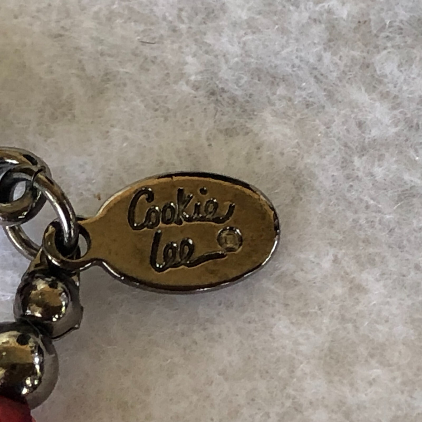 Cookie Lee Adjustable Versatile Tie Necklace Red … - image 9