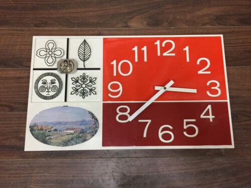Pour pièces ou réparation. Horloge publicitaire vintage réutilisée Dr Pepper en plastique - Photo 1/14