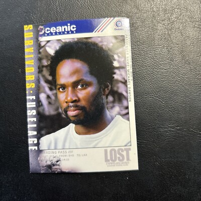 J4c Lost Revelations 2006 Inkworks #5 Michael Dawson Harold Perrineau Oceanic