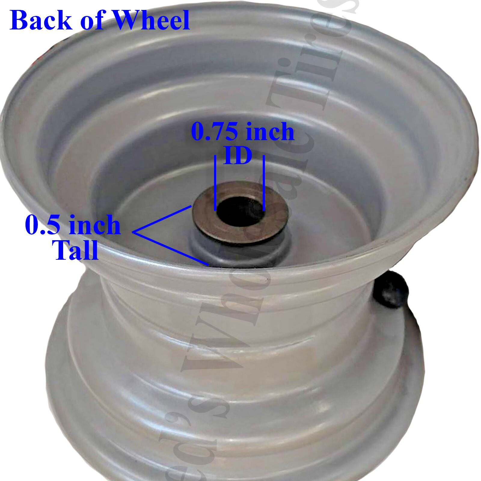 TWO 6x4.5 Riding Lawn Mower Garden Tractor RIMs WHEELs 3/4