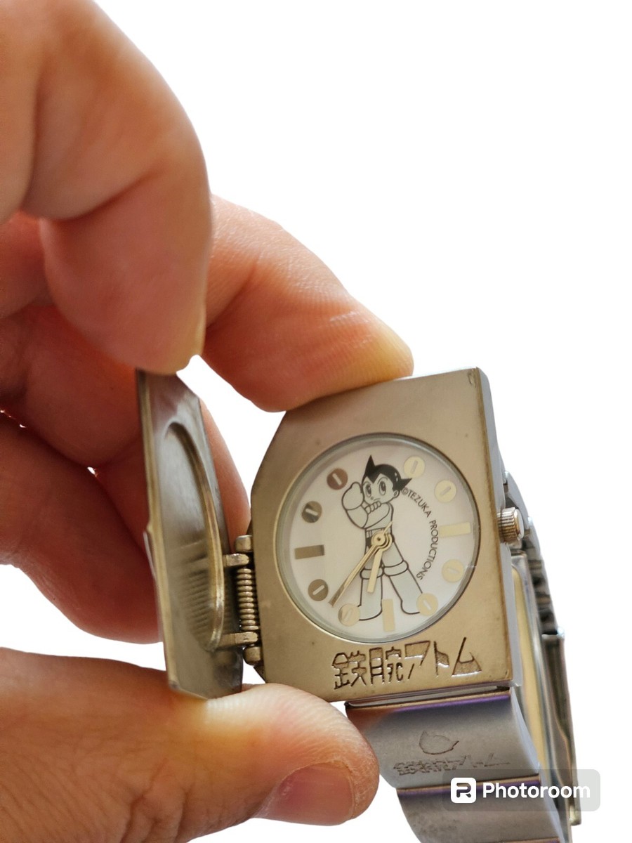 Astro Boy Silver Wrist Watch Tezuka Productions Japan Astro Boy Silver Wrist Watch Tezuka Productions Japan