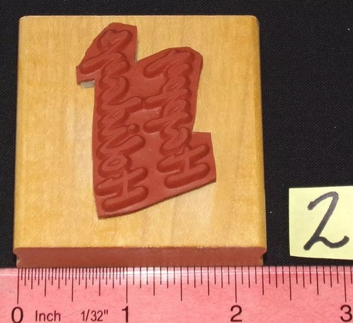 Happy Holidays Christmas Single Rubber Stamp Script Stampin Up Set Bold & Basic - Picture 6 of 10