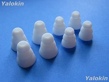 8pcs Eartips for JBL Reflect Flow Pro Mini NC - 4L/4S White Triple Flange