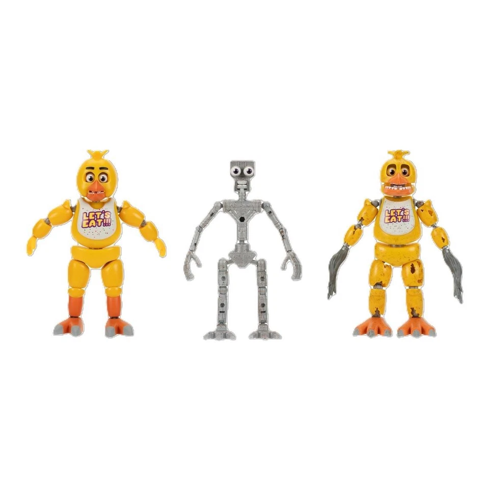 FNAF FIVE NIGHT AT FREDDY ENDOSERIES JAZWARES CHICA RARE KIDS TOYS ACTION FIGURE - Image 3 of 4