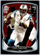 2014 Bowman 64 Cam Newton Veterans Black   Carolina Panthers Football Card