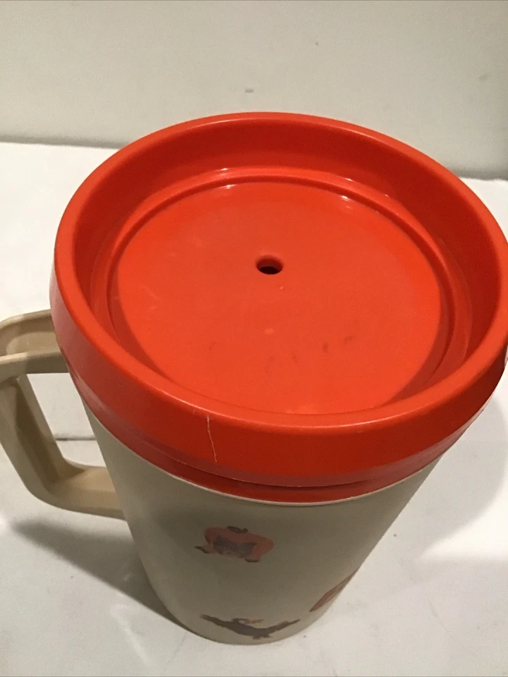 Cubo de té Bill Miller Bar-B-Q Texas taza aislada Aladdin 34 oz con tapa (B) Foto 3 de 4