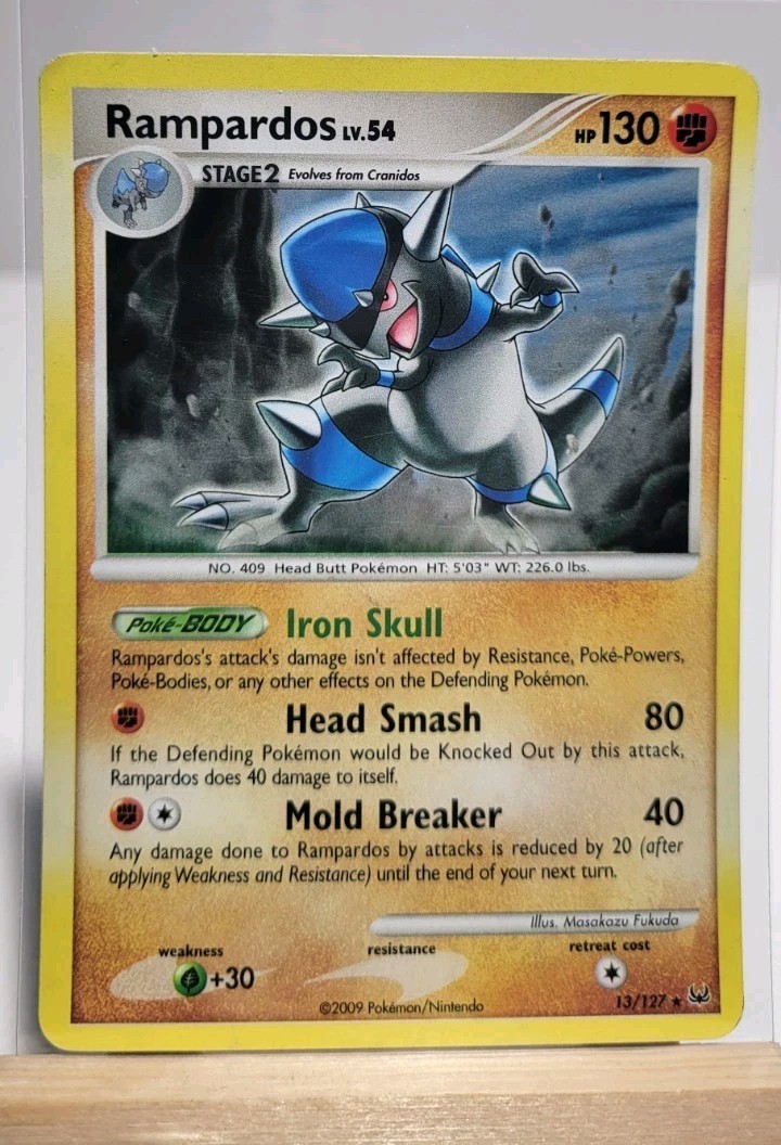 Pokemon Rampardos 13/127 Platinum Holographic