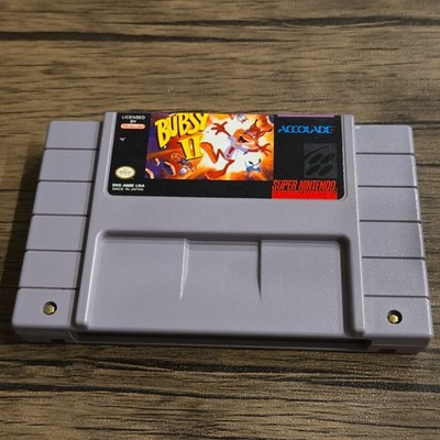 Bubsy II Platformer (Super Nintendo SNES, NTSC-U/C) Accolade Bubsy Series