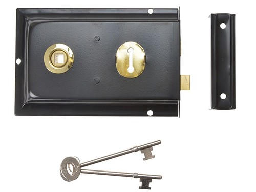Serrure à Mortaise Yale P334 - Finition Noire, 156 X 104 Mm, Avec Visibilité YALP334BK