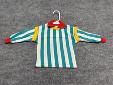 Rare Carter's Vintage USA made Multicolor Stripped 80s Fun Kids Sz 3 Colorblock