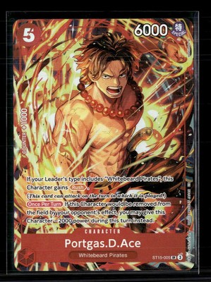 One Piece Card Game Portgas.D.Ace One Piece Promotion Cards SR