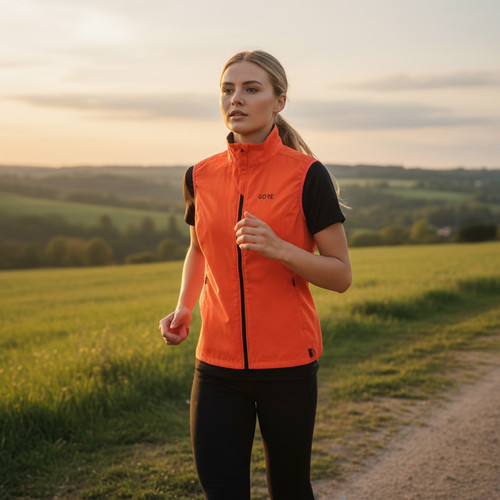 GORE Wear Windstopper Vest Women XS Cycling Running Lightweight Softshell EU 34