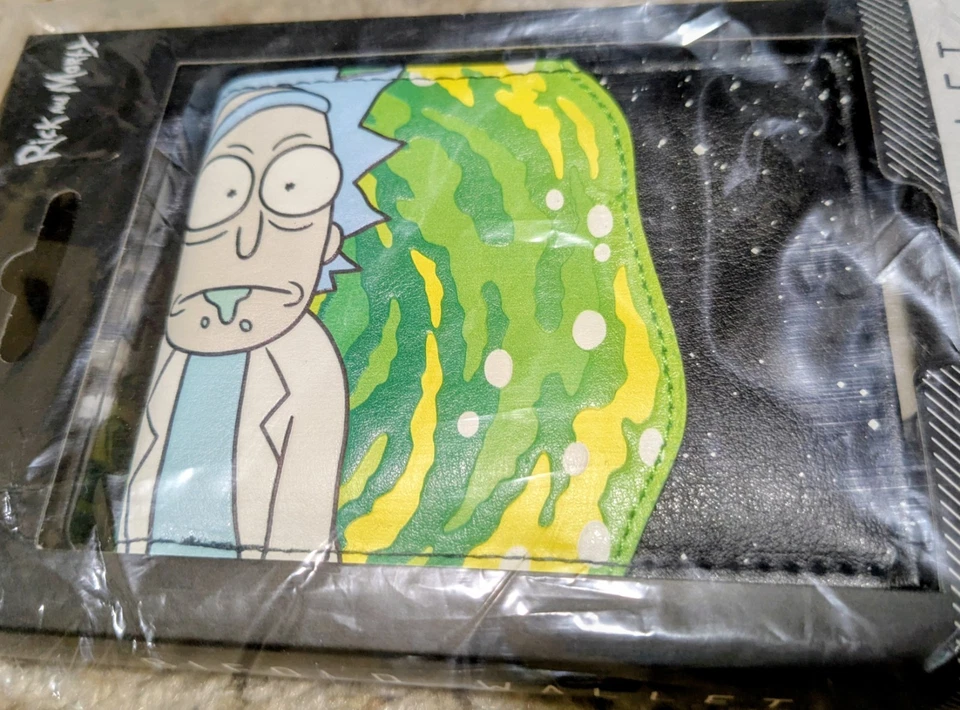 Rick And Morty Rick Sanchez Wallet Bifold Adult Swim Bioworld Rare Design Sealed - Image 2 of 3