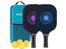 NEW Pickleball Paddle Set 2 Paddles 4 Balls Carry Case Honeycomb Core