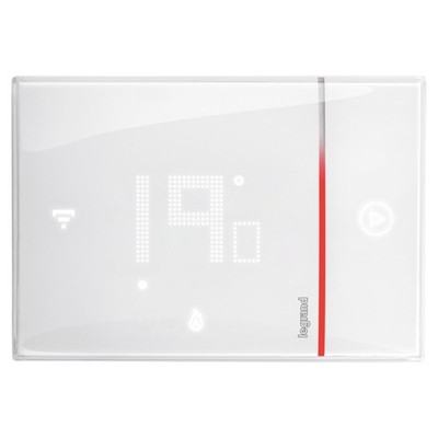 Smarther Thermostat mit Netatmo verbunden Aufputz  Weiß  49040