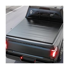TUFFIOM Soft Roll-Up Truck Bed Tonneau Cover Compatible for Chevy Silverado G...