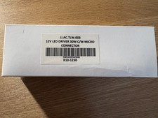 12V LED Driver 30w C/W Micro connector