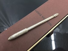 Auth LOUIS VUITTON Silver tone Ball Point Pen for Agenda 1C310120SS