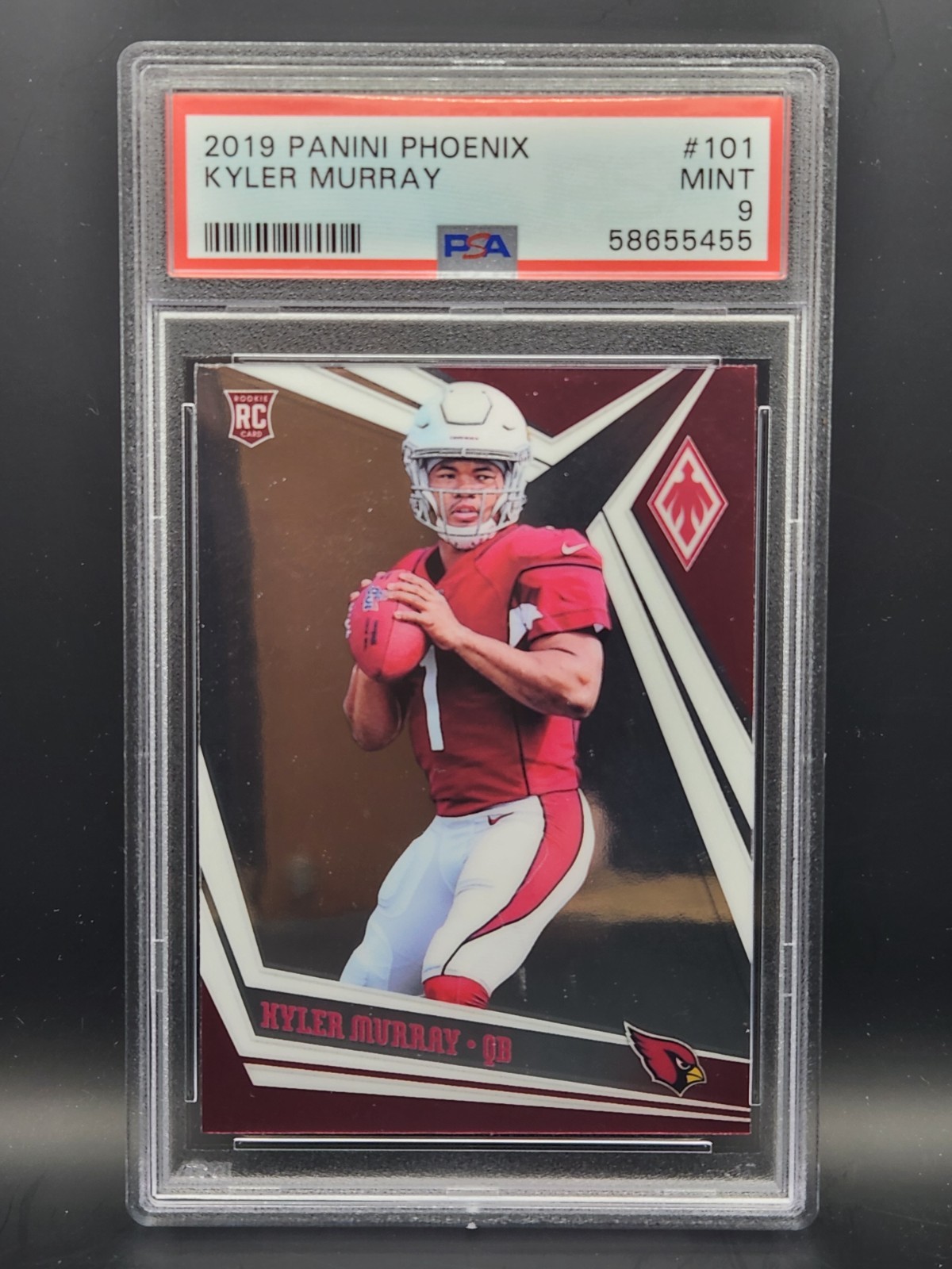 2019 Kyler Murray Panini Phoenix - Rookie Card / RC  #101 PSA 9 MINT - Cardinals