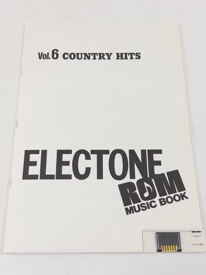 Yamaha Electone ROM Music Book Vol. 6 Country Hits, Excellent, Rare - Image 4 of 4