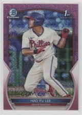 2023 Bowman Chrome Prospects Mega Box Pink Mojo Refractor Hao-Yu Lee Hao Yu 16w8
