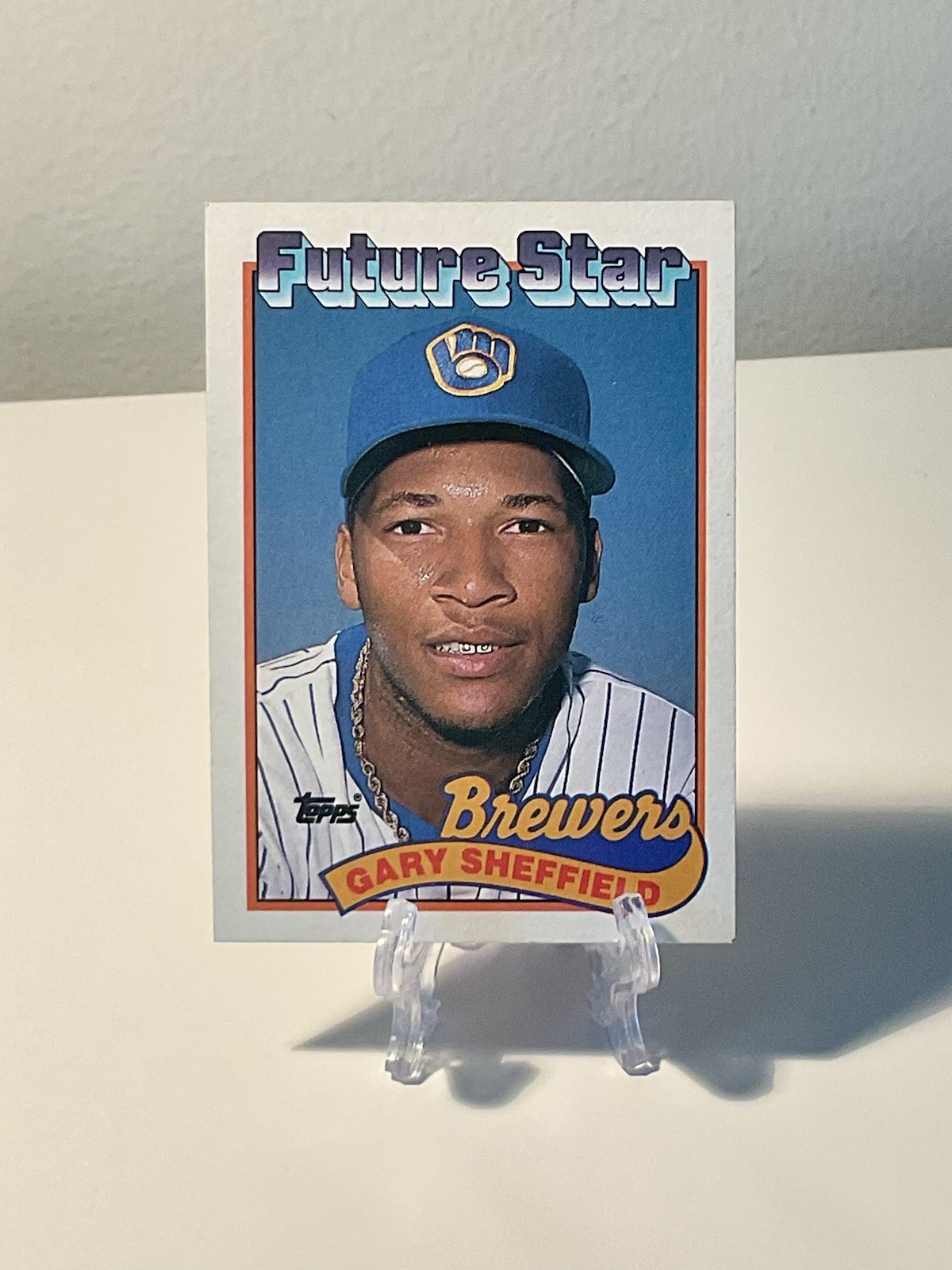 Gary Sheffield - 1989 Topps Future Star #343 / Milwaukee Brewers 🍺