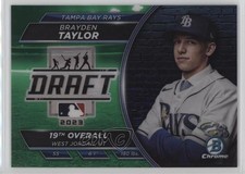 2023 Bowman Draft Night Green Refractor 3/99 Brayden Taylor #BDN-5 0a98