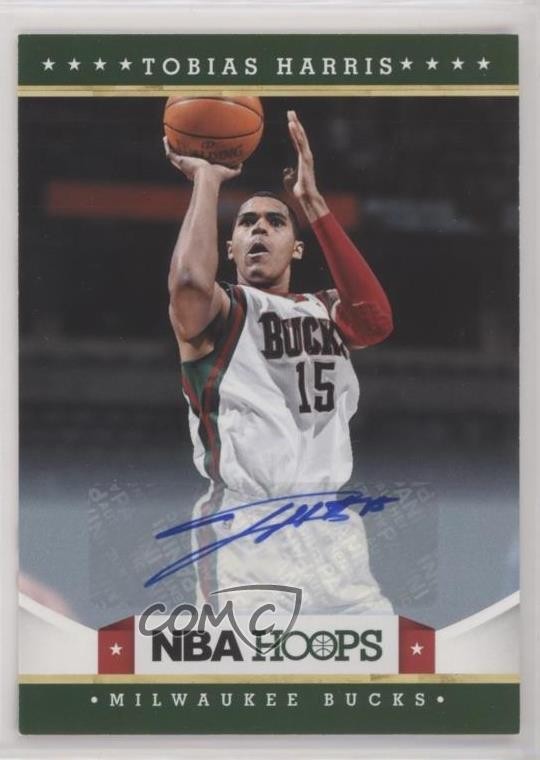 2012-13 NBA Hoops Auto Tobias Harris #240 Auto 09br